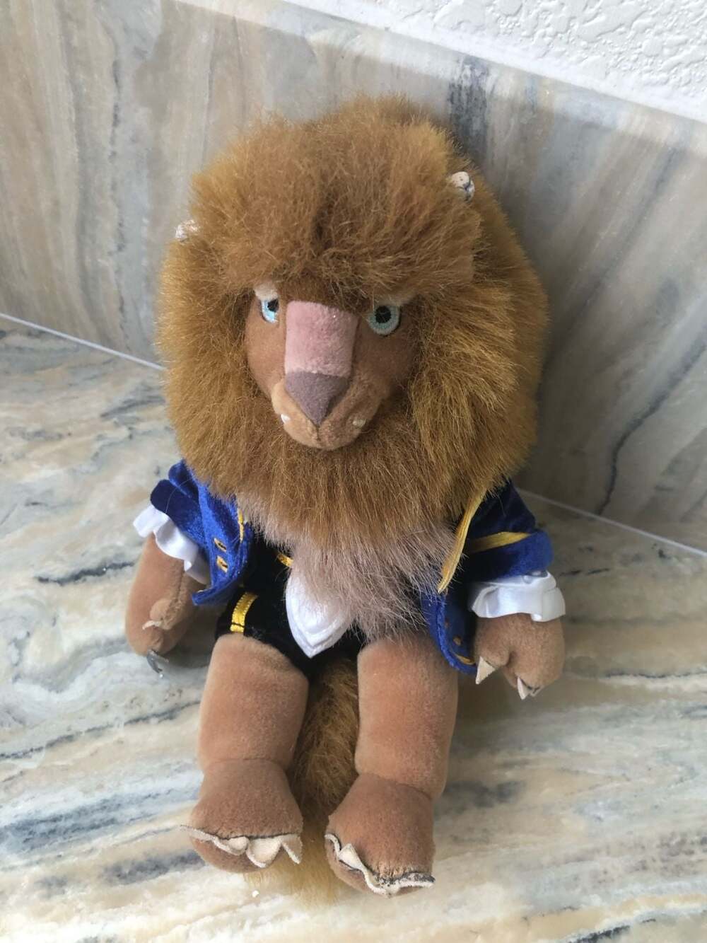 Disney Store Beauty and the Beast 8-inch Mini Bean Bag Beast Plush